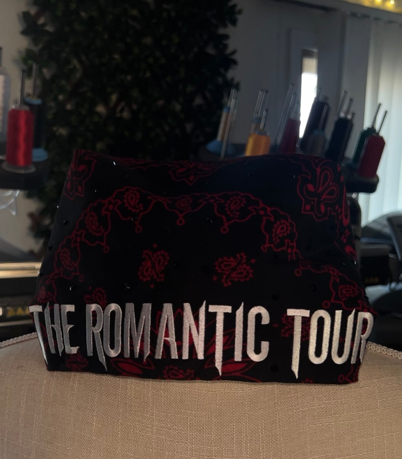 Bruno Mars tour bandana(blinged)