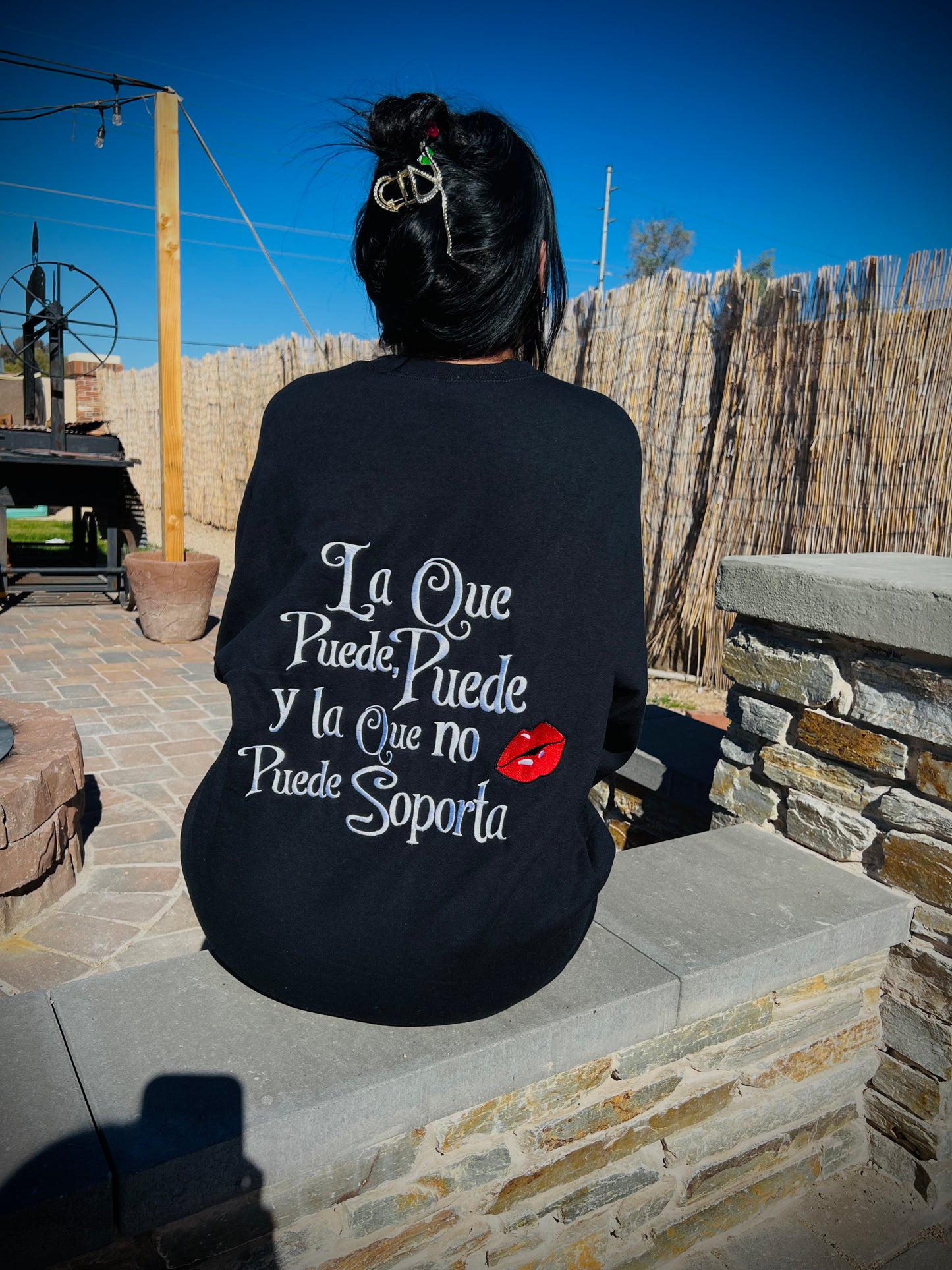 Soporta embroidered crewneck/hoodieđź’‹