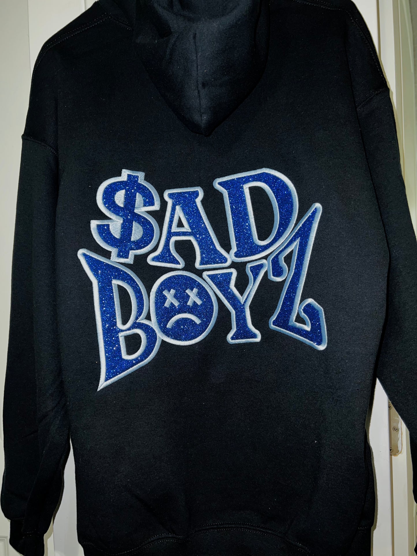 $ad Boyz royal blue/ black hoodie