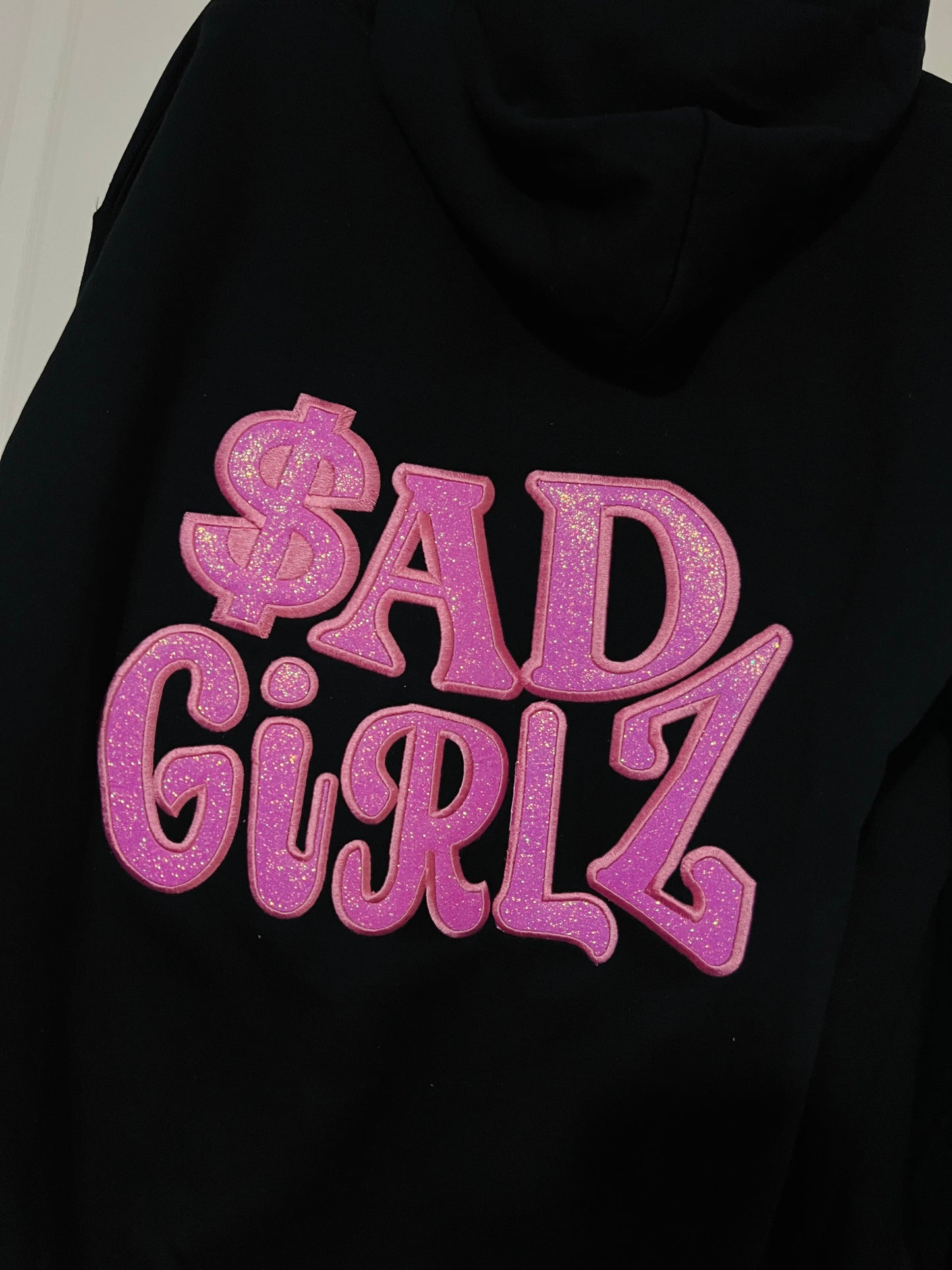 $AD Girlz pink/ black hoodie💖
