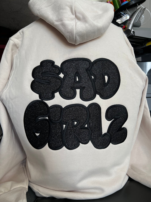 NEW $adGirlz embroidered tan hoodie 🖤